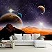 Produktbild Amazhen Benutzerdefinierte Tapete Alien kosmischen Himmel 3D Stereo TV Hintergrund dekorative Malerei Wandbild Café Wohnzimmer Restaurant Tapete,500cmx280cm