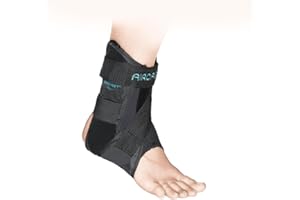 Aircast AirGo Sprunggelenkschiene in verschiedenen Größen für Links oder Rechts - 1 Stück - Höchster Komfort und optimale Stabilität für schnelle Genesung und aktive Bewegung (M, Rechts)