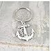 Produktbild Anker Schlüsselanhänger, großer Anker Silber Charm, Bootsfahren, Schlüsselanhänger, Dad Geschenk, Yacht Schlüsselanhänger, navy, Reserven, Geschenk für ihn, Sailor, marine