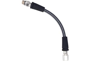 FABATER Manguera de Alta Presión, Manguera Trenzada Flexible de Buceo, Manguera Reguladora HP con Rosca 7/16 20UNF, Adaptador Trenzado de Fibra de Carbono y Aleación de Aluminio