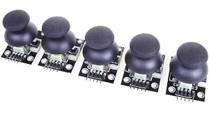 ANGEEK 5 szt. KY-023 PS2 Joystick Breakout moduł gra Rocker tarcza czujnika oś XY do Arduino