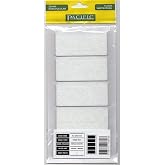 PACIFIC Ke&ccedil;e Zemin Koruyucu, Beyaz, 40x90 mm, Yapışkanlı Mobilya Koruyucu Ke&ccedil;e, 5 Adet (Beyaz)