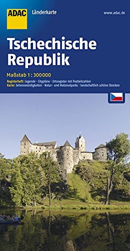 Download ADAC Länderkarte Tschechische Republik 1:300.000 (ADAC Länderkarten)