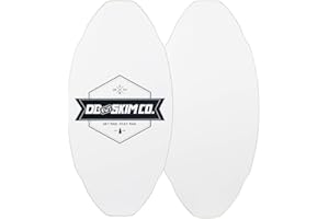 DB Skimboards Proto Plank Skimboard, Construction érable/peuplier, Motif Bascule 3D, Dessus et Bas HPL durables, Graphique sérigraphié époxy, fabriqué aux États-Unis
