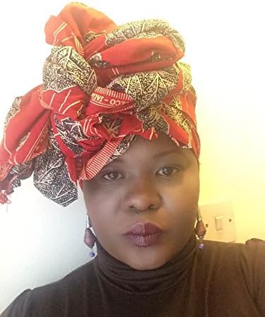 Lana Head Wrap African Head scarf extra long Turban Hijab Hair Accessories