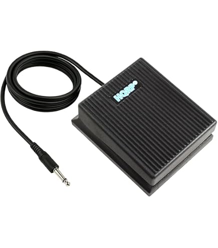 Pedale Sustain Universale Alesis ASP-1 MKII | Interruttore Momentary Con Polarit&agrave; Regolabile, Fondo Antiscivolo E Cavo 1,5 M