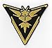 Produktbild Pokemon Go Team Instinct Logo Patch Nähen oder Bügeln bestickt auf Badge Aufnäher Souvenir Retro DIY Kostüm Team Mystic Valor
