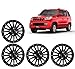 Auto Pearl-Premium Quality Car Full Black Wheel Cover Caps Black 15 inches Press Type Fitting For - Mahindra TUV 300 RS.1699.00