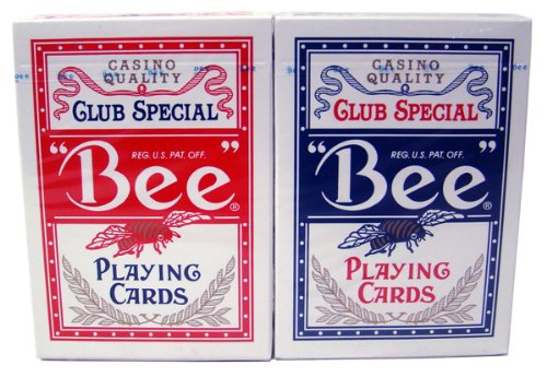 Preisvergleich Produktbild Bee No. 92 Diamond Back Club Special Red / Blue Decks