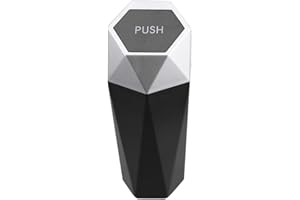 NOPNOG Mini poubelle de voiture, avec couvercle, anti-fuite, en plastique, pour voiture/maison/chambre/bureau