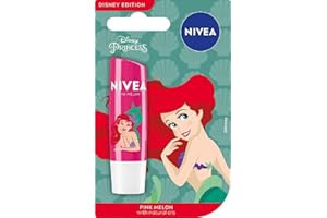 NIVEA Pielęgnująca pomadka do ust Pink Melon Disney Edition, 5,5 ml
