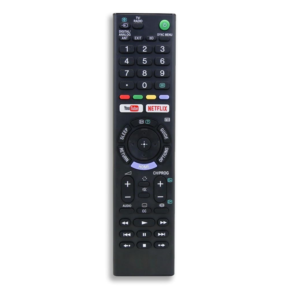 Original Remote Compatible with Sony Bravia LCD LED UHD OLED QLED 4K Ultra HD TV Remote Control with YouTube and Netflix Universal Replacement for Original Sony Smart Android tv Remote Control