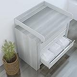 Babyzimmer Felix mit 3 türigem Kleiderschrank in der Trendfarbe akaziengrau - 9