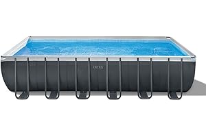 Intex kit Piscine Ultra XTR rectangulaire Tubulaire (l) 7,32 x (l) 3,66 x (h) 1,32m