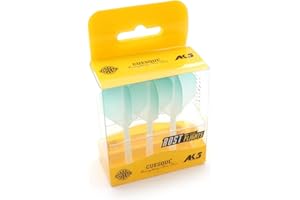 CUESOUL Asta per Freccette e Alette Integrate Forma Ala Standard/Grande, Colore graduato, Set di 3 Pezzi