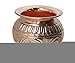 Produktbild Parijat Handwerk Kupfer Wasserlota handgefertigt Beautyfull Design Indische Kaliash Kapazität 690 ml