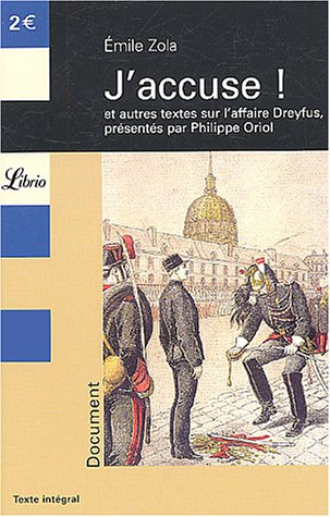 couverture de : J'accuse ! et autres textes sur l'affaire Dreyfus