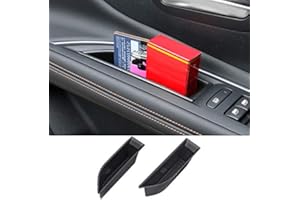ITDEGNO Boîte de rangement pour porte avant intérieure de voiture 2 supports pour Peugeot 3008 5008 GT 2016-2021 2022 2023