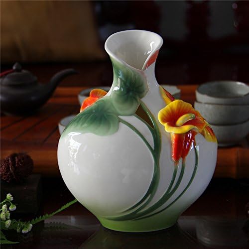 Maivace Ceramic Vase Decorative Ornaments Chinese Ceramic Small Enamel Home Ceremony