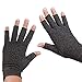 Produktbild VICKY-HOHO Anti Arthritis Kupfer Fingerlose Handschuhe Kompressionstherapie Zirkulation,Anti Arthritis Copper Fingerless Gloves Compression Therapy Circulation (Grau)