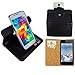 Produktbild Augustoshop Nano Flip Handy Smartphone 360 Grad Tasche Hülle Case Cover Für ZTE Blade L7A - 360 M Schwarz