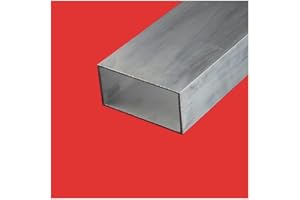 Commentfer - Tube rectangulaire alu 60x30 Epaisseur en mm - 2 mm, Longueur en metre - 1 metre, Sections en mm - 60 x 30 mm