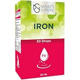 Natures Supreme Iron Drop 30 mL CHERRY Color