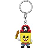 Funko Pop! Anahtarlık: S&uuml;nger Bob Filmi - S&uuml;nger Bob Karepantlar Yenilik Anahtarlık - Koleksiyonluk Mini Fig&uuml;r - &Ccedil;orap Dolgus