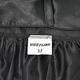 Damen Herren Halloween Umhang Karneval Fasching Kostüm Cape mit Kapuze Schwarz,L - 6