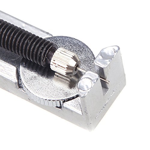 Hommii Uhrenarmband Strap Kettenbolzen Entferner Metall Armband Verstellbarer Link Stifte Remover Reparutur Uhrmacherwerkzeug Stiftausdrücker Verbindungsstift mit 3 Pins - 6