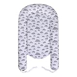 LULANDO multifunktionales Babynest Kuschelnest Babynestchen (80 x 45 cm). Weiches und sicheres Baby-Reisebett Babybett Nestchen für Neugeborene. - 5