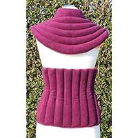Set CornCape und HipCape beere, Traubenkernkissen für die Mikrowelle, Weihnachtsgeschenk, Geschenke für Frauen, Geburtstagsgeschenk