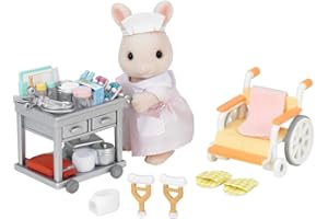 SYLVANIAN FAMILIES - Le Village - L'Infirmière et Accessoires - 5094 - Santé - Mini Poupées Multicolore