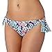 Ultimate Beach Womens Blue Animal Tropic Bunny Tie Bikini Bottoms 8