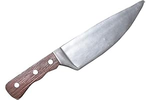 PARTYGEARS Halloween Foam Weapon Fake Butcher Knife Toy Brown 32CM