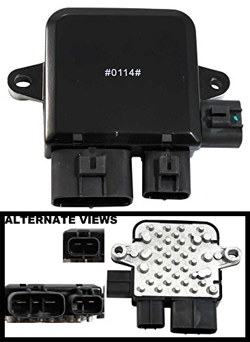 APDTY1355A124 Radiator Cooling Fan Control Unit Module For 2003-2006 Mitsubishi Outlander / 2002-2007 Mitsubishi Lancer (Non-Turbo Only) / 2003-2007 Mazda 6 / 2002-2005 Mazda MPV (Replaces OE 1C232-19700, AJY215SC0, AJ511515YA)