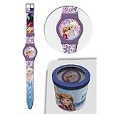 STAR LICENSING GEFROREN Frozen ELSA Anna Disney Uhr ANALOG Armband KONF. cm 24 - 50583LILLA