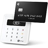 SUMUP Lettore di Carte SumUp Air per pagamenti con Carta di debito, Credito, Apple Pay, Google Pay. Dispositivo Portatile con
