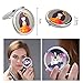 Anself Portable Mini Cosmetic Mirror Makeup Mirror Double Sides Mirror