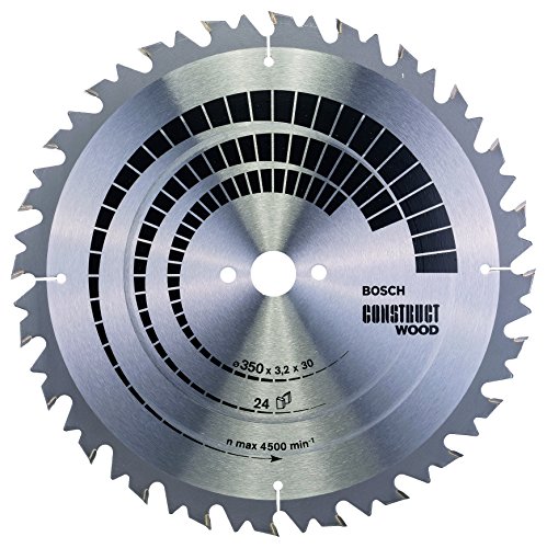  Bosch 2608640702 350 x 3.5 x 30 mm Construction Wood Bench Circular Saw 