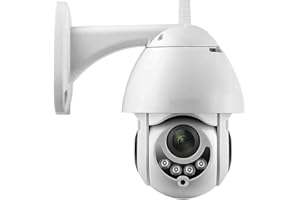 puntoluceled Telecamera Wireless A Motore Ip Per Ios E Android Videosorveglianza Wifi Camera wifi 1080P, IP Camera Sensore Movimento Interfono Vocale Bidirezionale Visione Notturna IP66