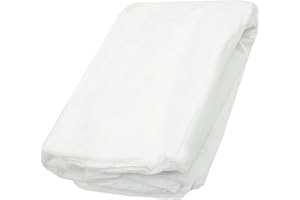 Tesmotor Manta Termica de Invierno para Plantas 30g / m², Vellón de Protección contra Heladas de Jardín Protección de Invierno contra Viento, Frío, Pájaros e Insectos 2 * 5M