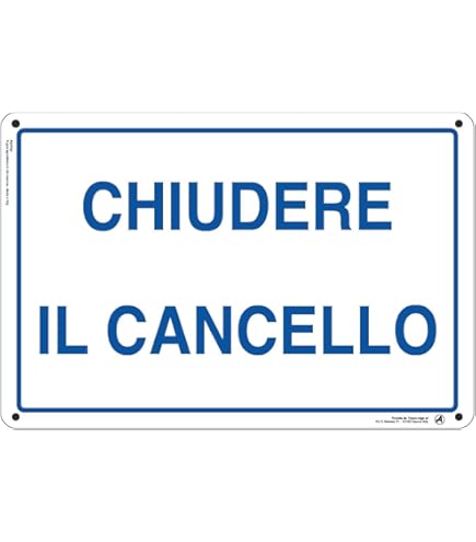 M-ITALY CARTELLO SEGNALETICO - OLIO ESAUSTO - Adesivo Extra Resistente, Pannello in Forex, Pannello In Alluminio (30x42, Plastica