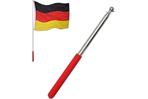 CERIOLL Telescopica Asta Della Bandiera,Asta Bandiera Telescopica,Aste Bandiera Telescopiche,Asta Bandiera,Portabandiera Telescopica,Asta Della Bandiera Acciaio Inox,Asta Bandiera in Acciaio Inossidabile