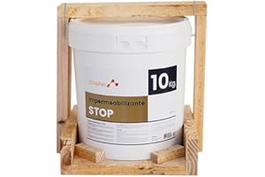 h2oplus · Pintura Plástica Impermeabilizante STOP · Pintura Impermeabilizante Terrazas y Azoteas · Producto NATURAL en base Agua · Bloque todo tipo de Filtraciones · 10 Kg BLANCO