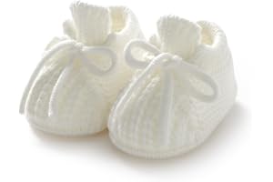 DovFanny Stivaletti Neonato in Maglia Morbida Caldi e Accoglienti Prime Scarpe per Bambini Ragazzo Ragazza