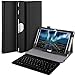 Produktbild IVSO Acer Iconia Tab 10 (A3-A50) QWERTZ Tastatur, Abnehmbare Wireless Bluetooth Tastatur Schutzhülle mit Standfunction für Acer Iconia Tab 10 (A3-A50) 2017 Tablet, Schwarz