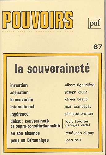 La Souveraineté francais