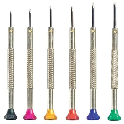 Toolcraft Lot de 6 tournevis pour horloger Toolcraft