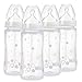 NUK First Choice+ 300ml Bottle with Size 1 Silicone Teat (0-6m) 4 Pack
